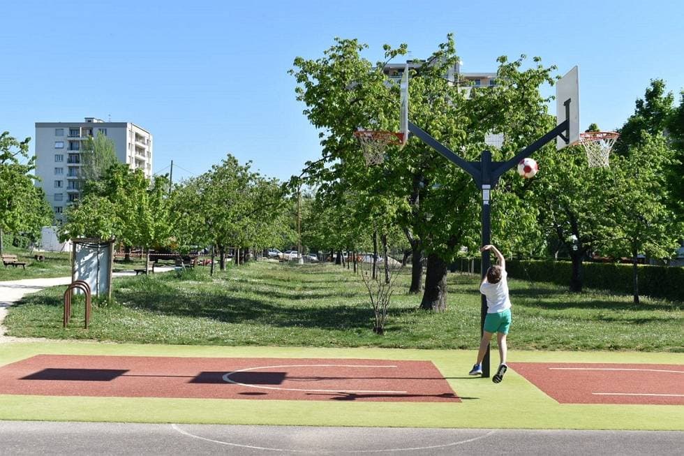 terrain basket ball talant